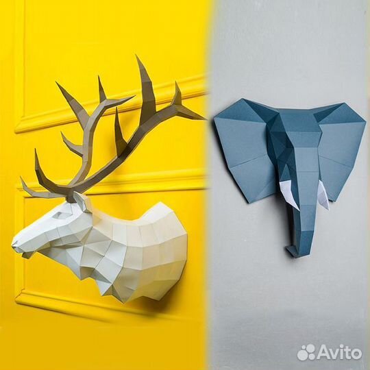 Полигональные фигуры для интерьера