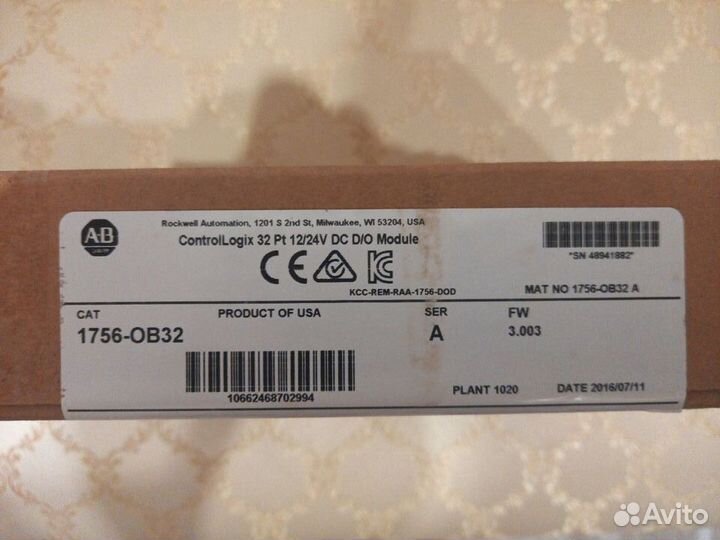 Allen bradley.Модуль дискретных выходов 1756-OB32