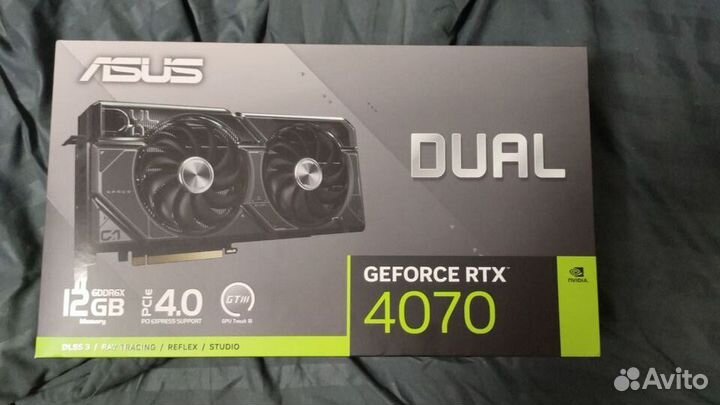 Видеокарта asus nvidia dual-RTX4070-12G