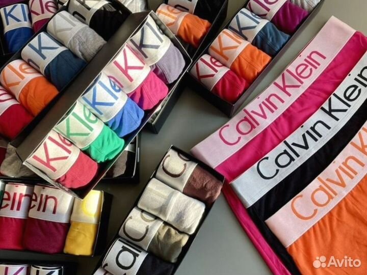 Трусы мужские ck боксеры хлопок