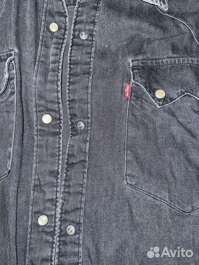 Джинсовая рубашка levis