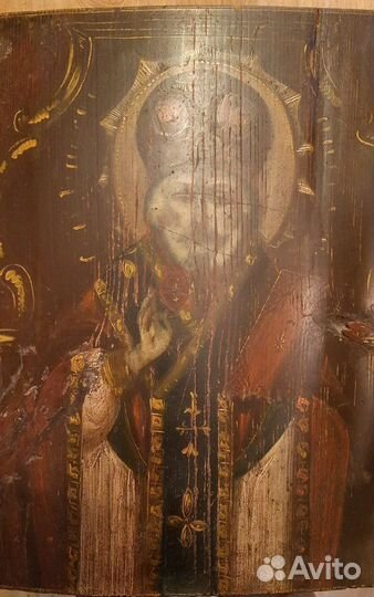 Старинная икона николай чудотворец