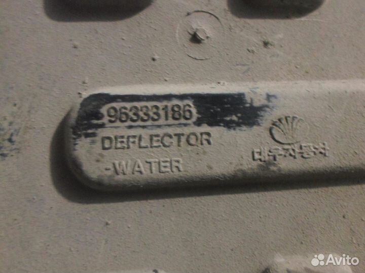 Брызговик двигателя левый (Daewoo Matiz)