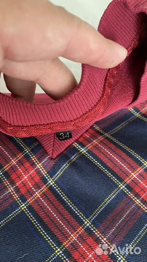 Жилет школьный клетка