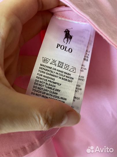 Polo Ralph Lauren рубашка оверсайз (хит сезона)