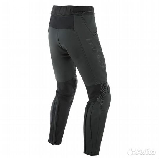Брюки кожаные Dainese pony 3 Black-Matt