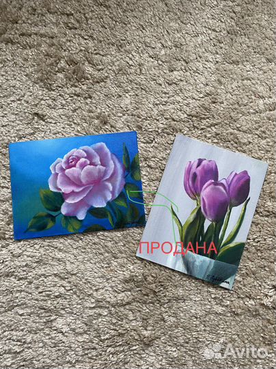 Картины маслом, акриловые