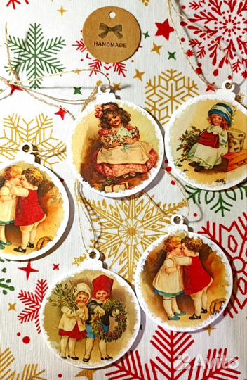 Елочные игрушки ручной работы