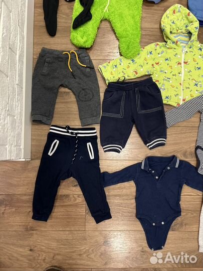 Пакет вещей с 0 до 1,5 лет на мальчика