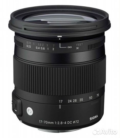 Sigma AF 17-70 MM F2.8.4 DC macro OS HSM сanon