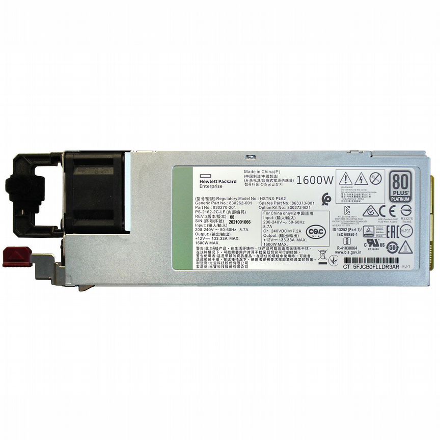 [830272-B21] Блоки Питания Hp 1600w Gen10 830272-B21