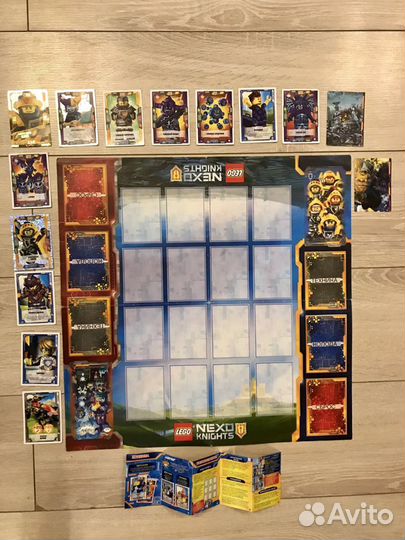 Минифигурки Lego nexo knights, щиты, настольная иг