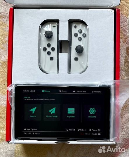 Новый nintendo switch oled + 512gb