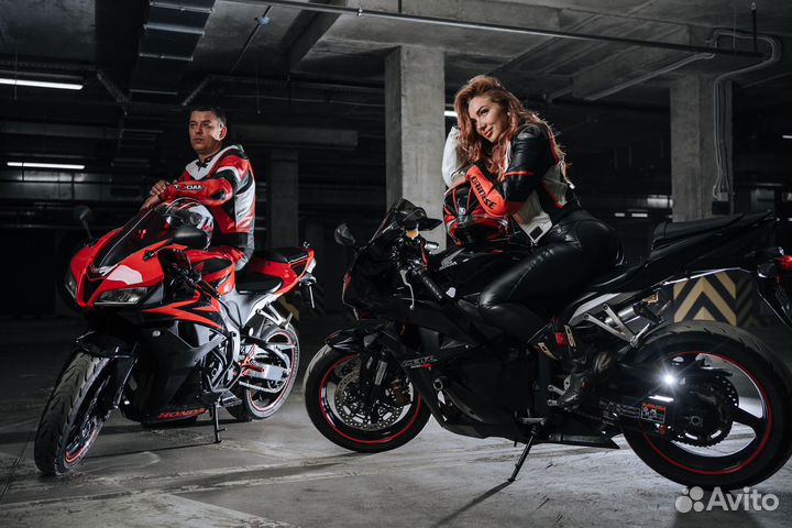 Фотосессия на мотоцикле