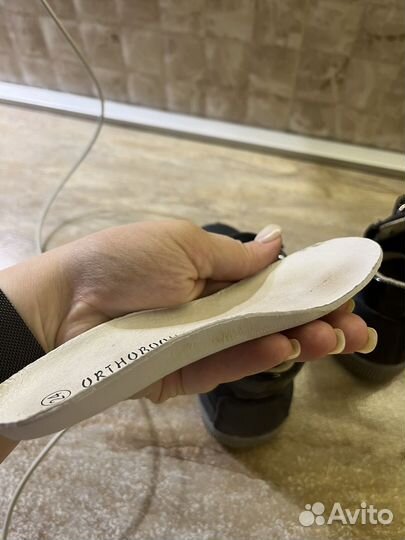 Ботинки демисезонные для девочки 24 размер