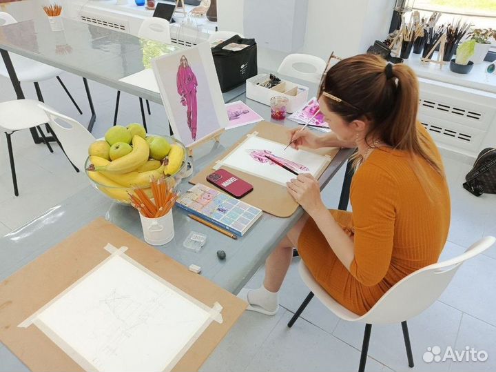 Обучение рисованию, преподаватель по рисованию