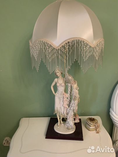 Лампа абажур прикроватная