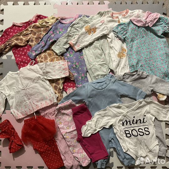 Детские вещи пакетом на 3-6мес