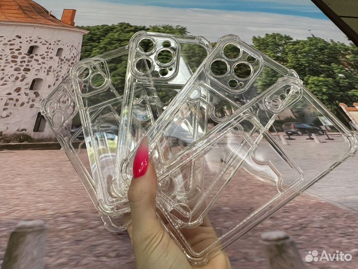 Чехол на iPhone прозрачный(на почти все модели)