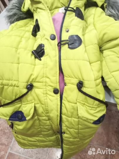 Куртка зимняя для девочки 140