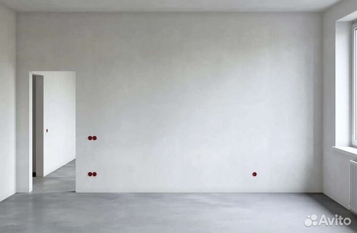 Шпатлевка стен и потолков