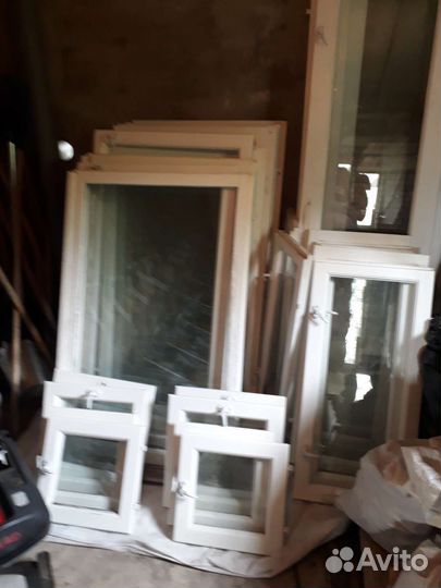 Деревянные оконные рамы бу