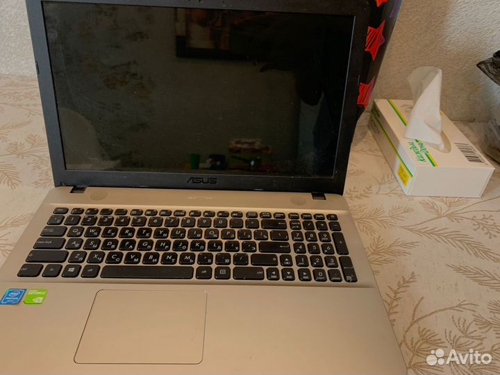Ноутбук asus на запчасти