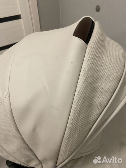 Коляска 3 в 1 Delorean City экокожа серая