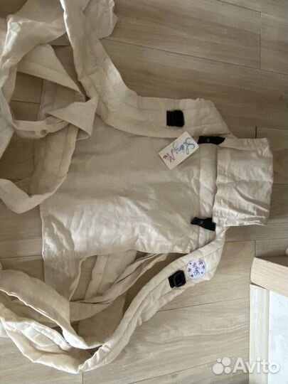 Эргорюкзак слинг из льна