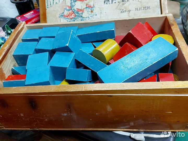 Кубики деревянные СССР 