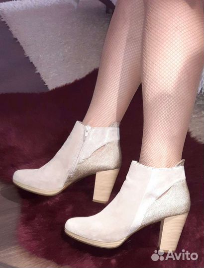 Модельные полуботинки Carmens из натуральной кожи