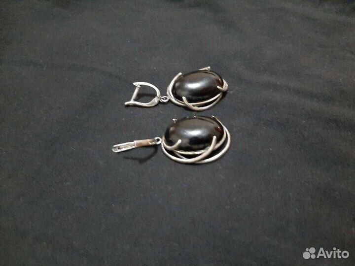 Серьги серебро