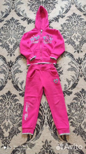 Одежда для девочки пакетом 104-110 см 15 вещей