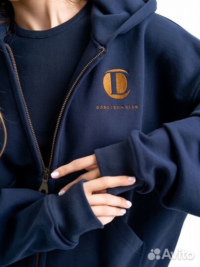 Бомбер синий unisex DanelsonClub