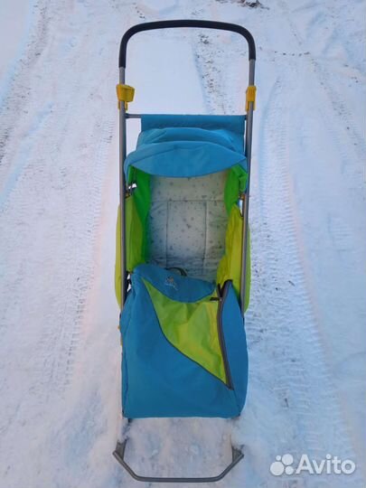 Детские санки с колесами