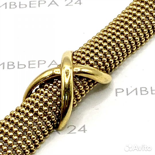 Золотой браслет женский 750 пробы 38.0 грамм