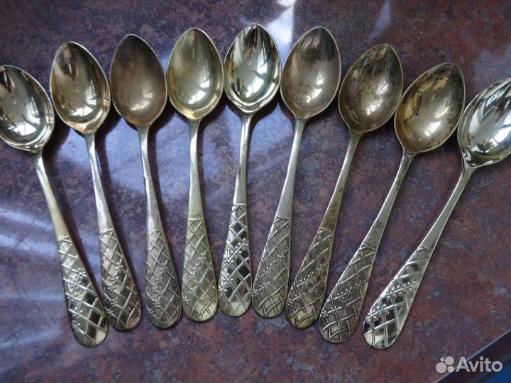 Серебряные чайные ложки СССР