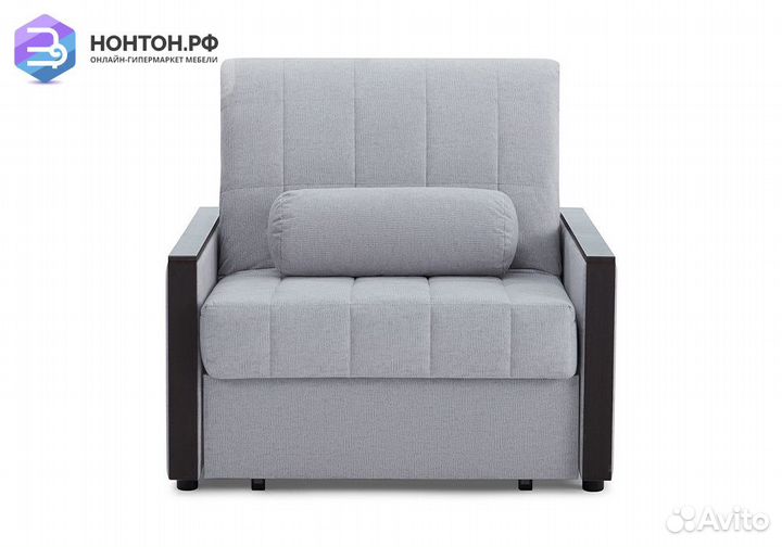 Кресло аккордеон Милена светло-серое