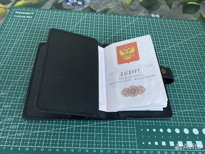 Обложка на документы. Докхолдер натуральная кожа