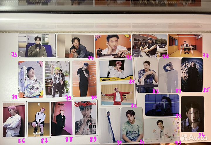 BTS карты Намджуна неофф