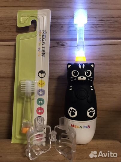 Детская электрическая ультразвуковая зубная щетка