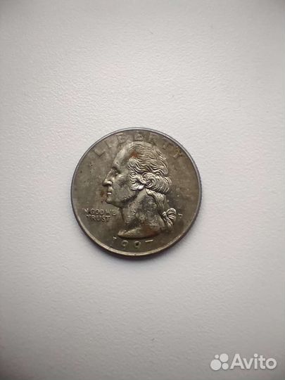 Liberty quarter dollar