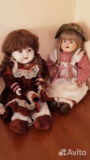 Антикварные немецкие фарфоровые куклы Готц