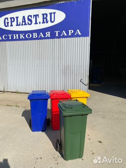 Мусорные Контейнеры 120 литров склад в г. Казань