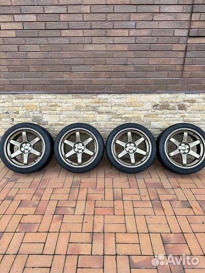 Диски Volk te37 + Dunlop Sport