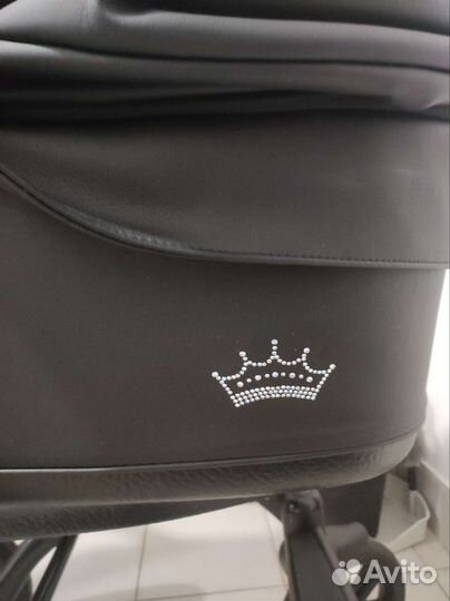 Коляска 2 в 1 экокожа