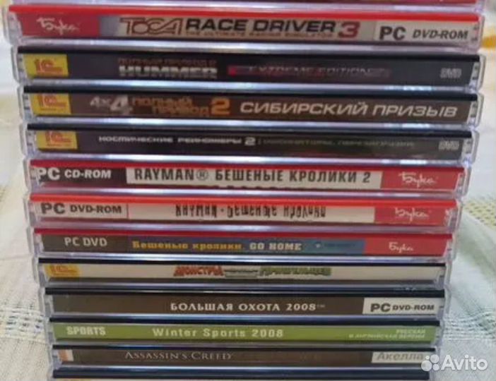 PC DVD диски с играми