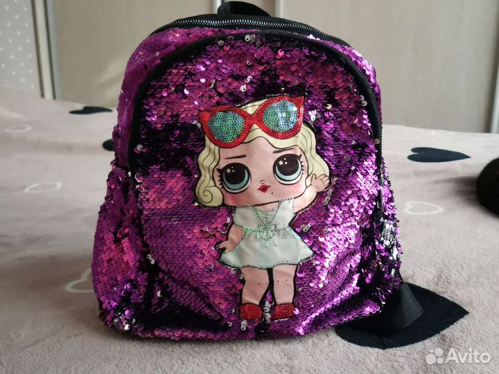 Рюкзак с пайетками