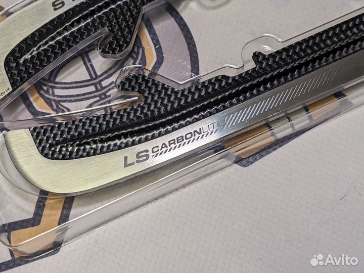 Лезвия для хоккейных коньков bauer ls carbon lite