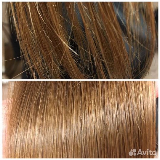 Полировка волос Кератин Ботокс Уход Флисинг